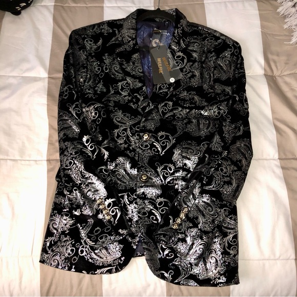 Silver Suit Jacket - Picture 5 of 12